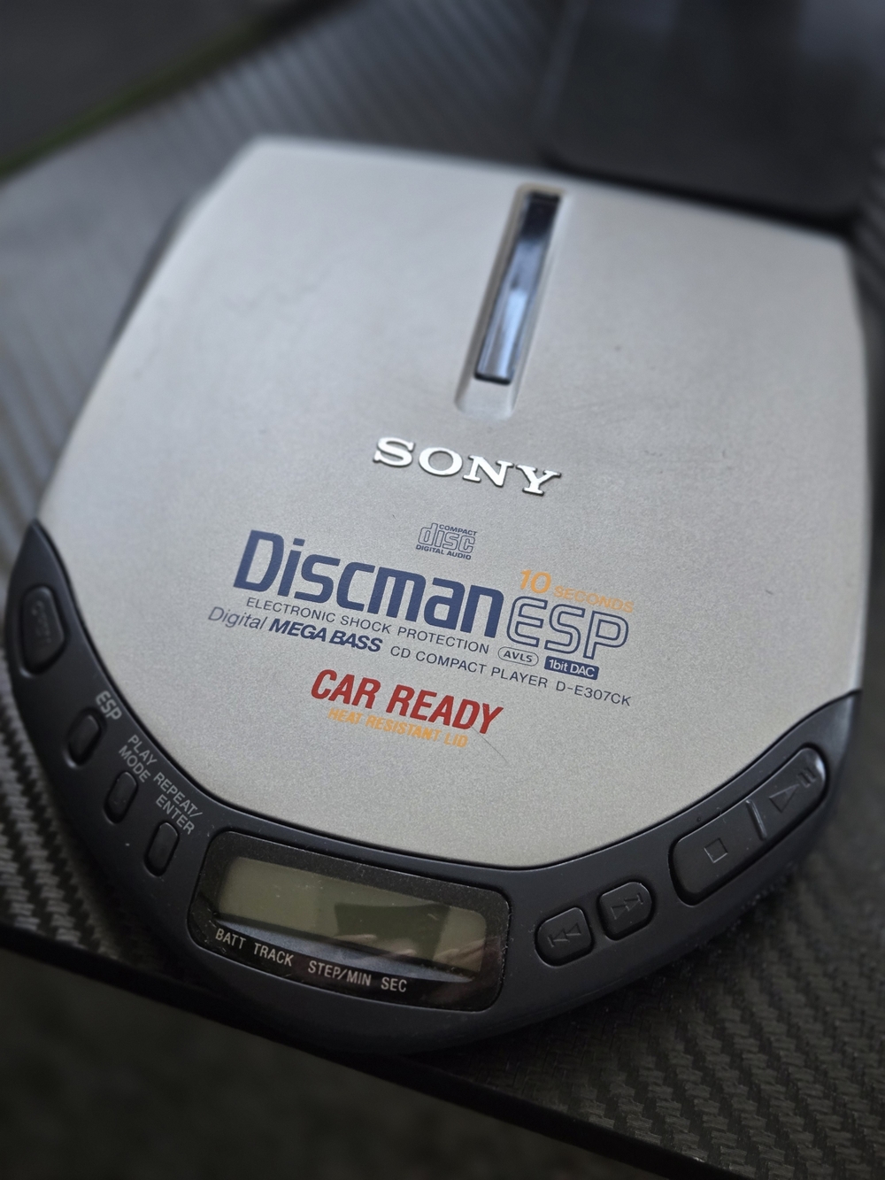 Sony D-E307CK Discman ESP Portable CD Player - Tested/Works